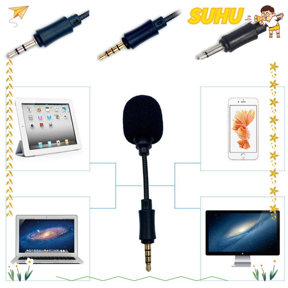 SUHU Mini Jack Microphone 3.5 mm Noise Cancelling Megaphone Mobile
