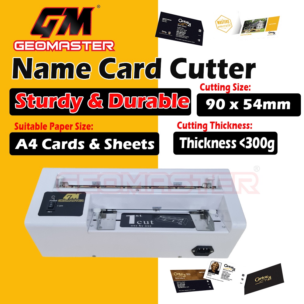 Geomaster Name Card Cutter , Heavy Duty Name Card Cutter - 90*54mm ...