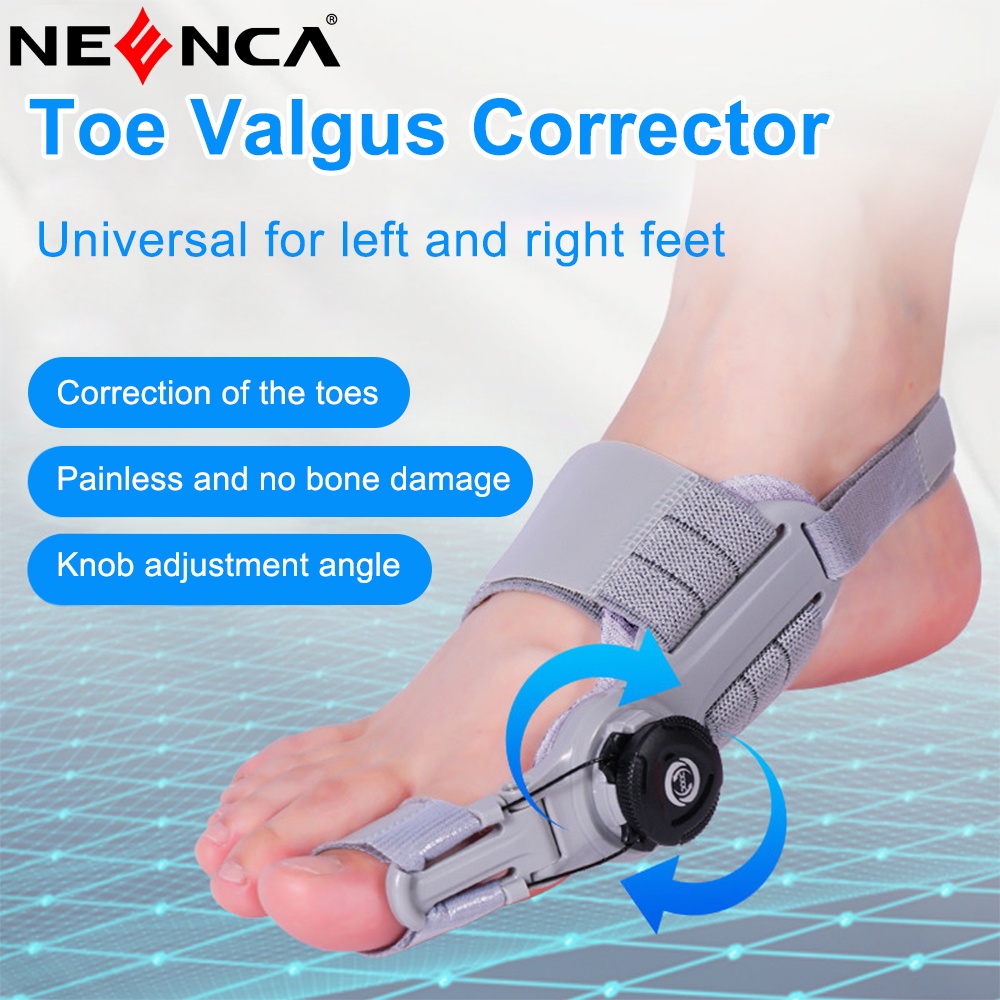 NEENCA Adjustable Bunions Toe Corrector Hallux Valgus Corrector Toe