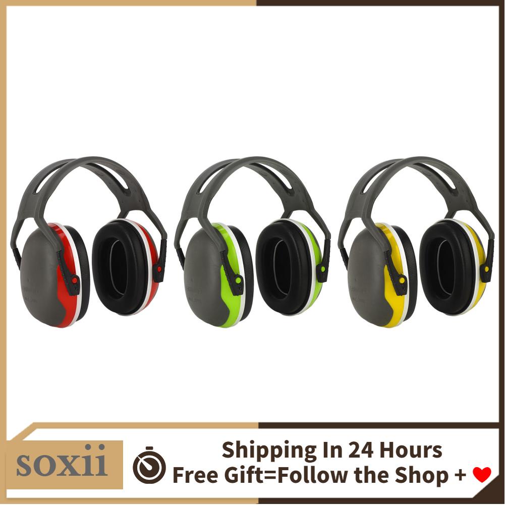 Soxii High Quality Noise Reduction Safety Ear Muff Foldable Cancelling