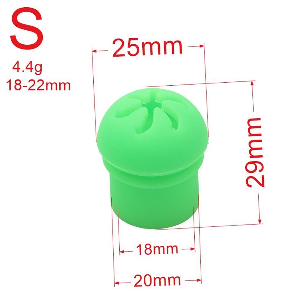 BSUNS1 1Pcs Fishing Rod End Cap, Silicone Fishing Tackle Accessories