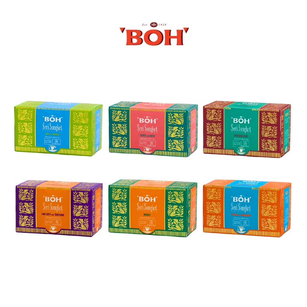(FRESH BATCH) TPW BOH Seri Songket Collection Flavoured Black Tea ...