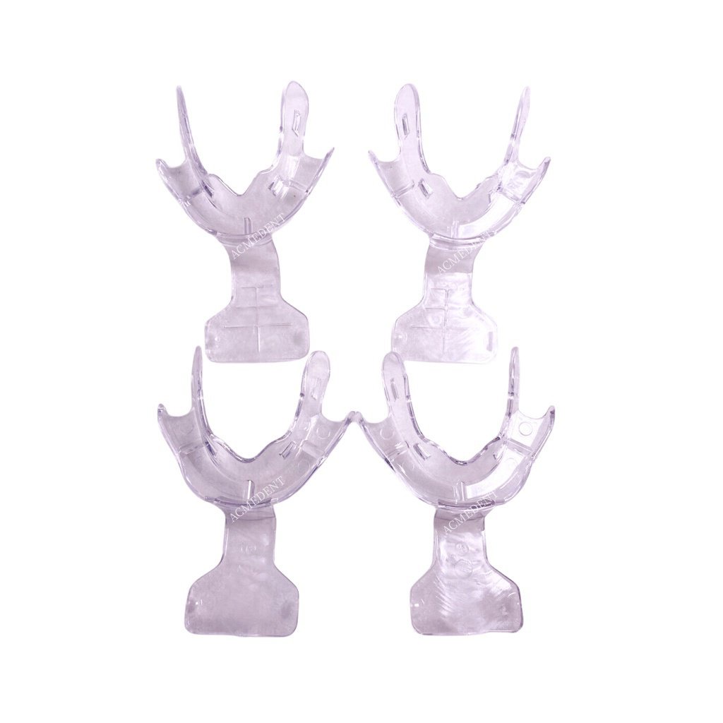 4Pc dental impression FCB trades frame cut back tray edentulous jaw