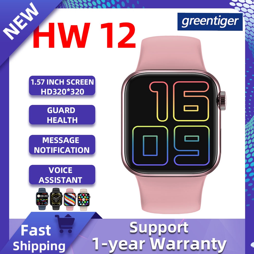 Big sales iwo HW12 Smart Watch Bluetooth Call 3D Animated Dial DIY Face