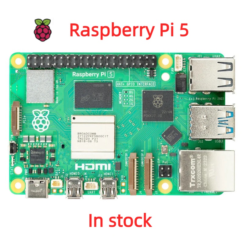 Original Latest Raspberry Pi 5 4G 8GB RAM Dev Board Optional New RPI 5 ...