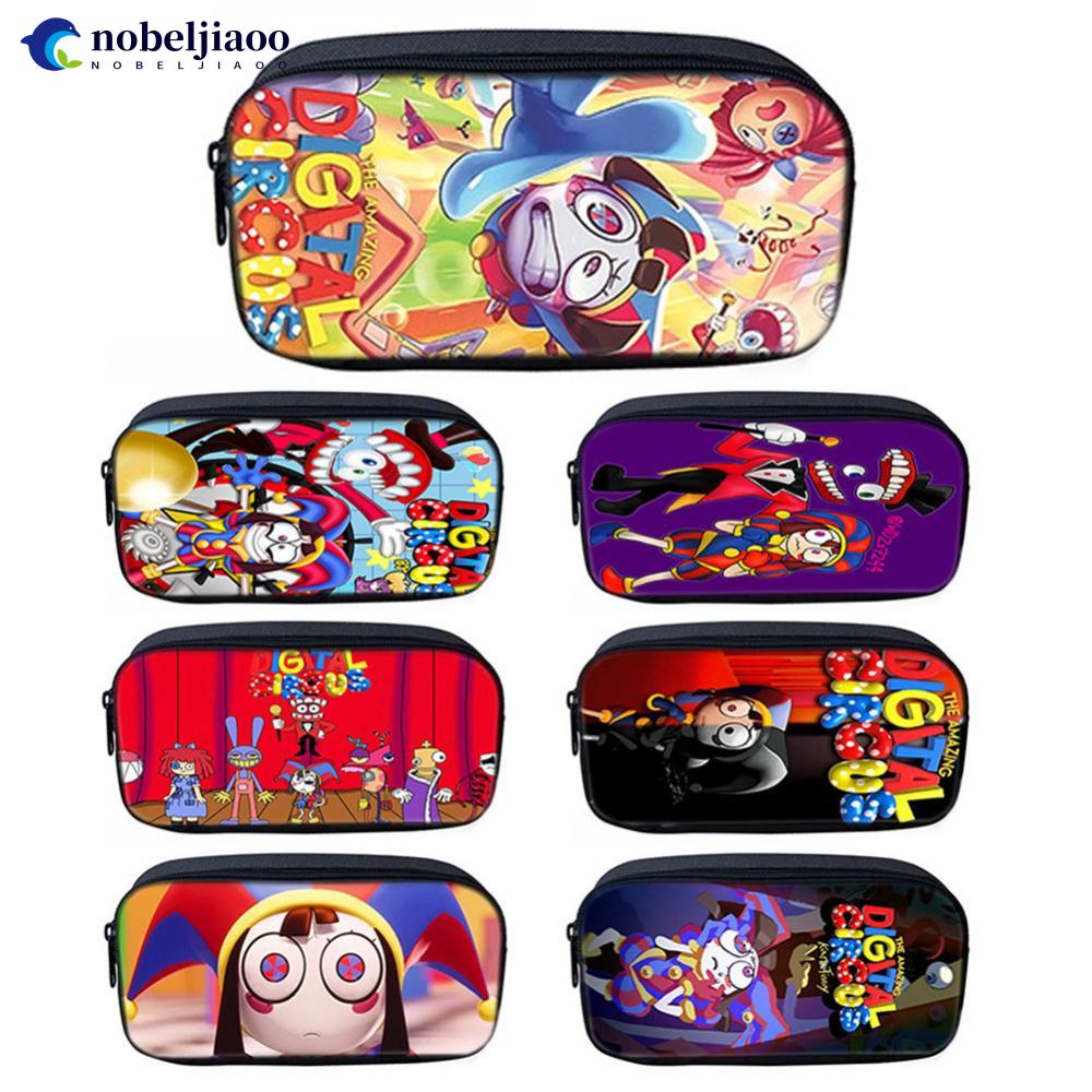 NOBELJIAOO 22cm Cute The Amazing Digital Circus Jax Pomni Pencil Case ...