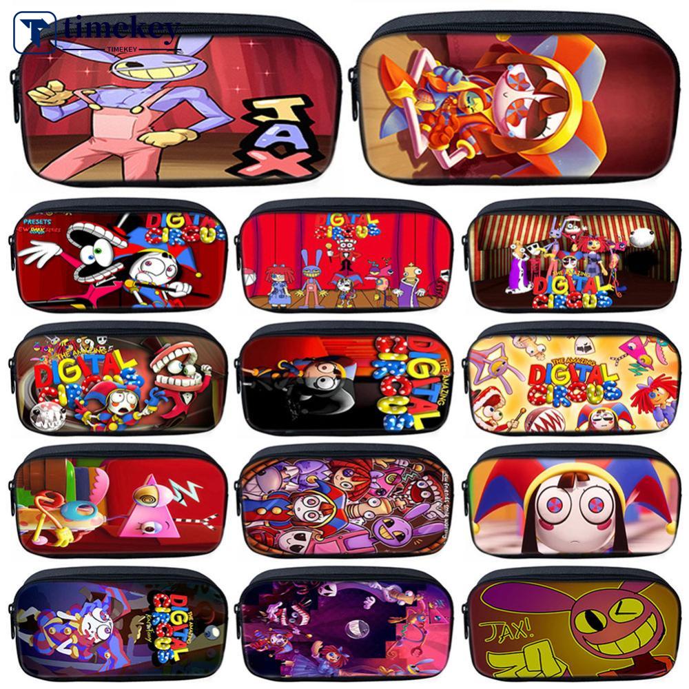 TIMEKEY 22cm Cute The Amazing Digital Circus Jax Pomni Pencil Case ...