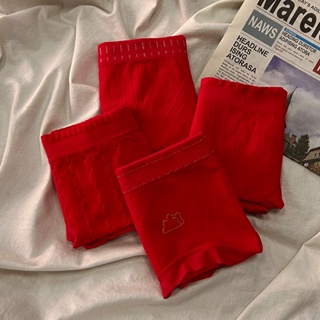 4PCS Seluar Dalam Wanita Women's Seamless Panties Chinese New Year