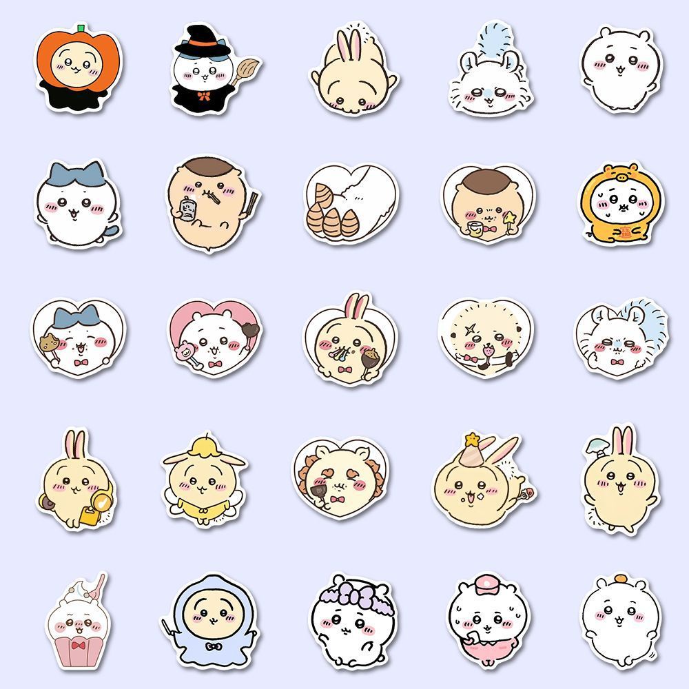 Cartoon Cute chiikawa chiikawa Stickers Phone Case Water Cup Waterproof ...