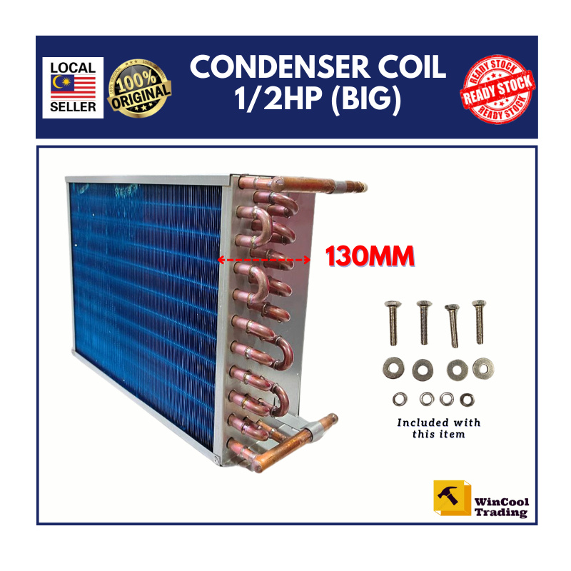 [CONDENSER-CU]COMERCIAL REFRIGERATOR CONDENSER COIL 1/2HP (BIG ...