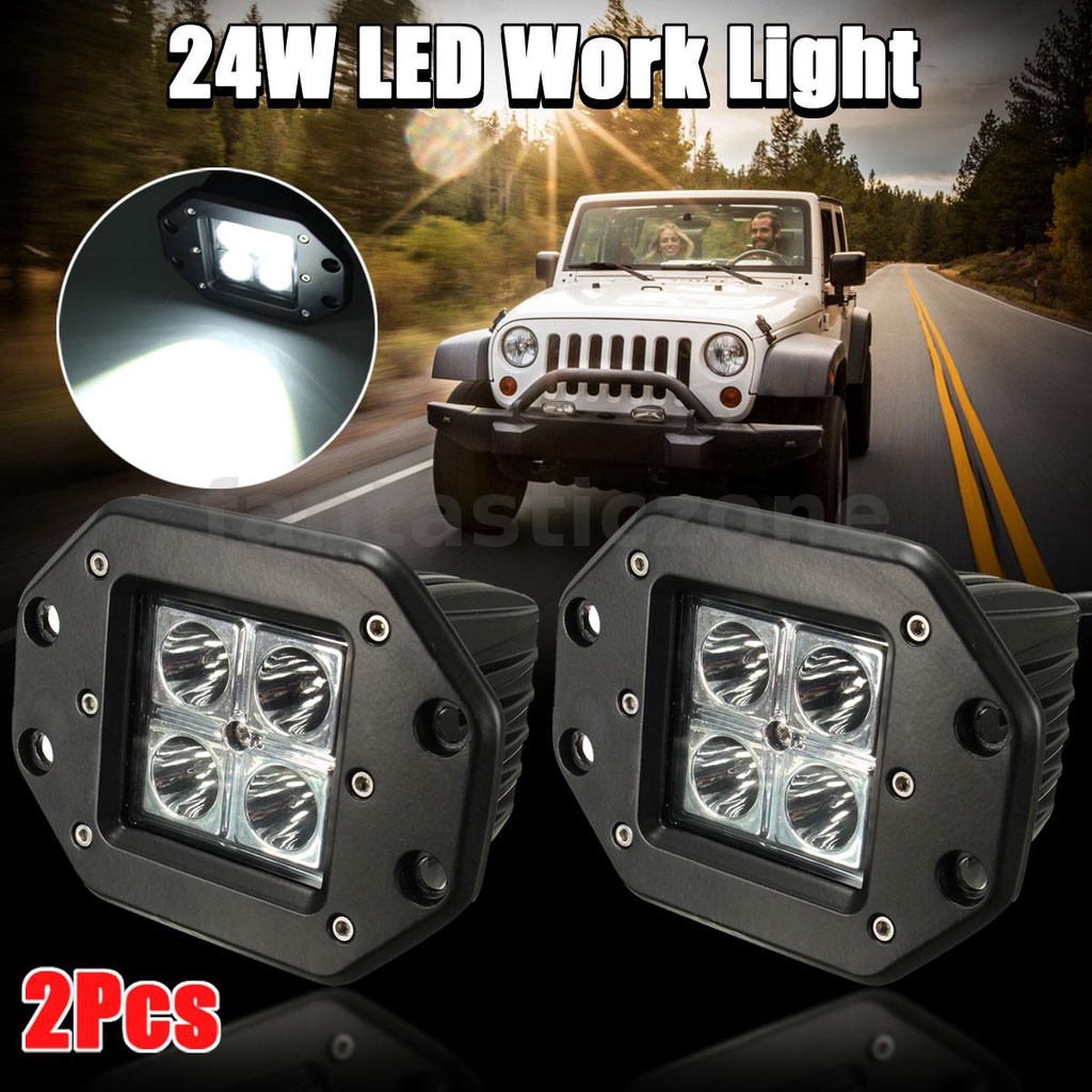 5Inch 12W 4LED Spot Beam Driving Light Work Lamp For ATV Boat