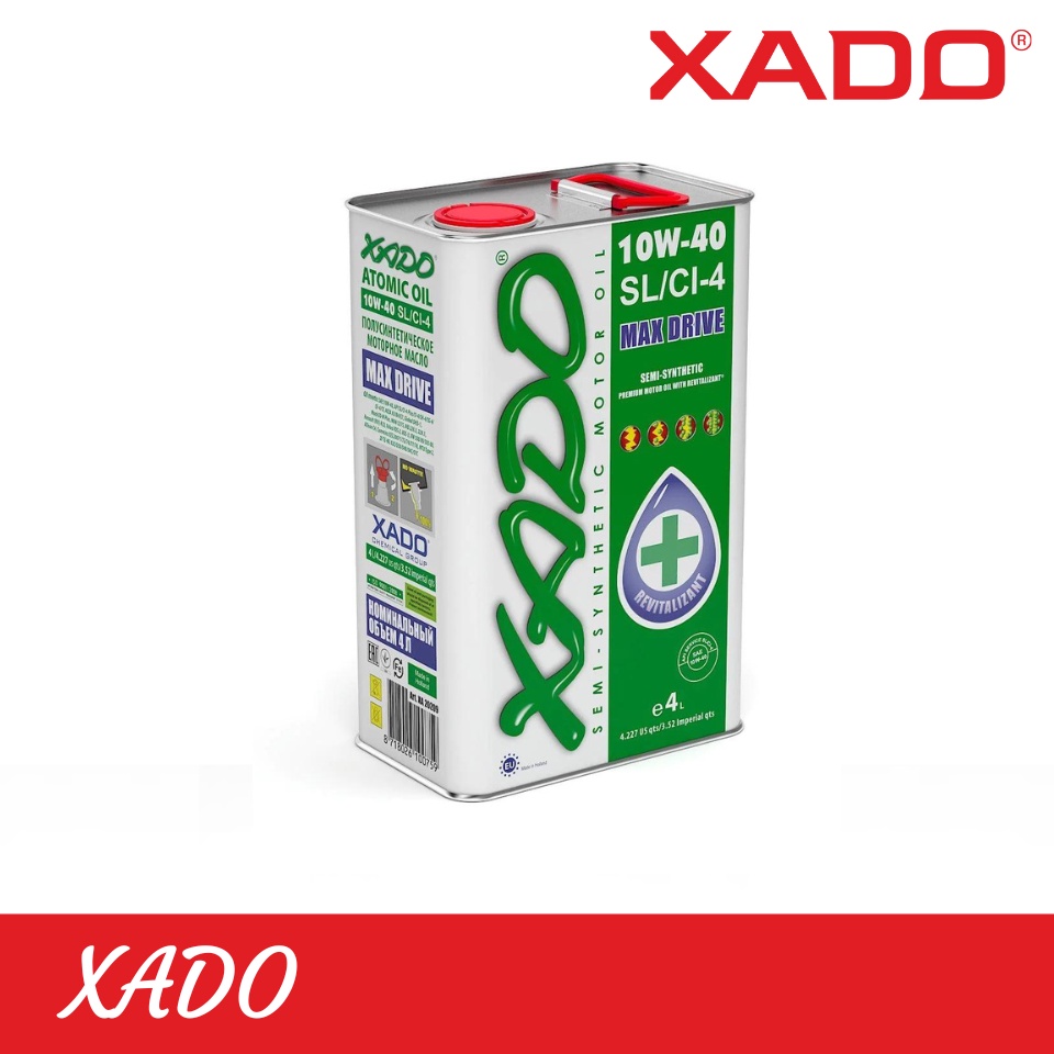 XADO ENGINE OIL 10W40 SL/CI4 ENGINE OIL 4LITER Shopee Malaysia
