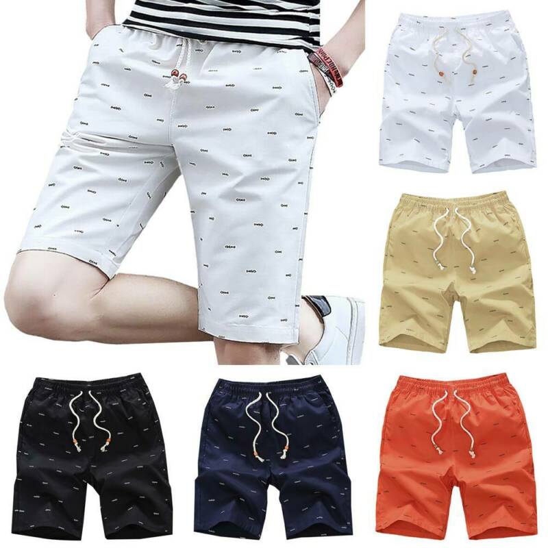Men's casual sports shorts men's drawstring shorts men's clothing
