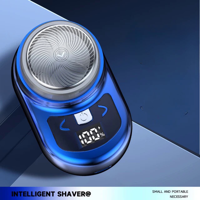 Smart with Digital Display Shaver Travel Compact Mini Razor Wash ...