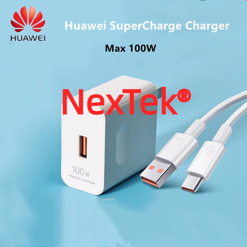 Original Huawei 100W Supercharger Fast Charger Max 100W FCP SCP QC2.0