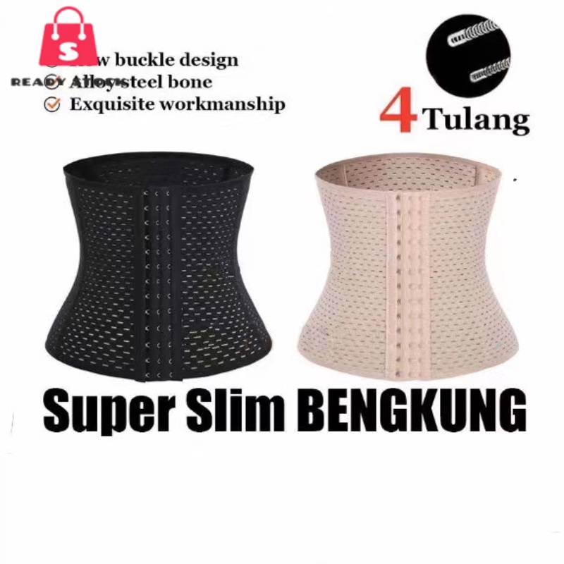 RSS SIZE S 3XL Super Slim Bengkung Slimming Corset Slimming Belt Waist Trainer girdle corset Shopee Malaysia