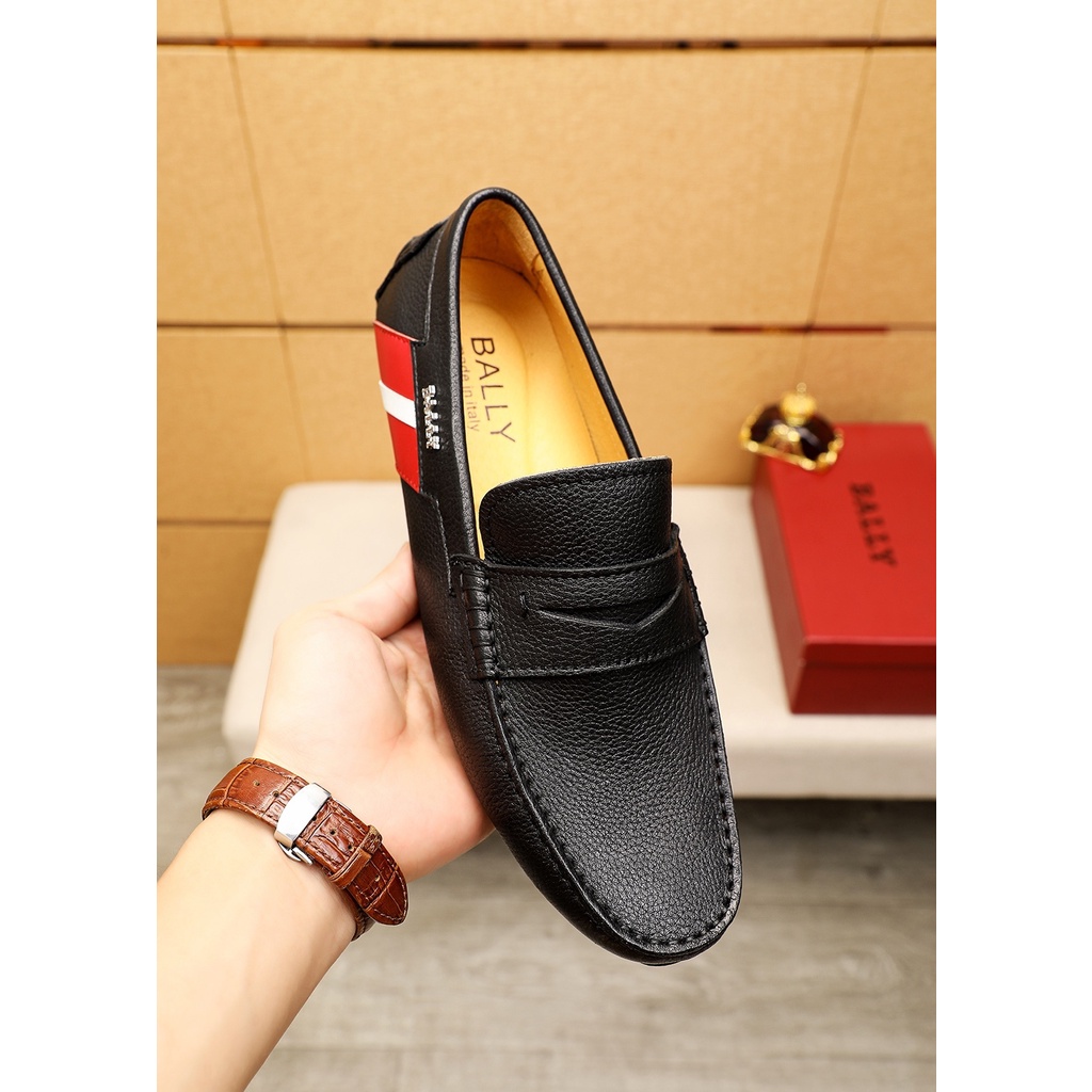 Top Quality BALLY Plus Size Men s Shoes Genuine Leather Cowhide Casual Shoes Shopee Malaysia