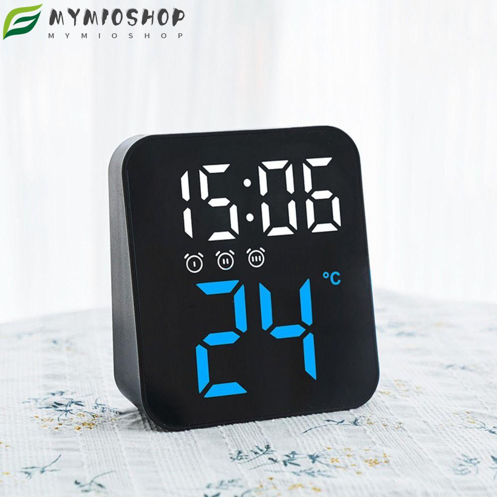 LED Electronic Clock, Bedrooms with Temperature Digital Alarm