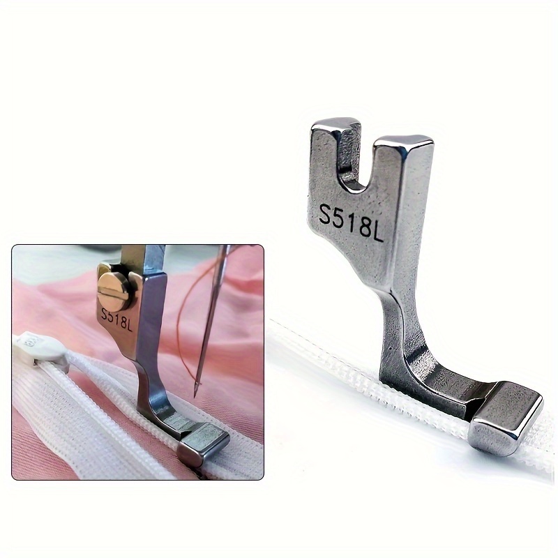 1pc s518l/T168 Industrial Lockstitch Sewing Machine Zipper Presser Foot ...