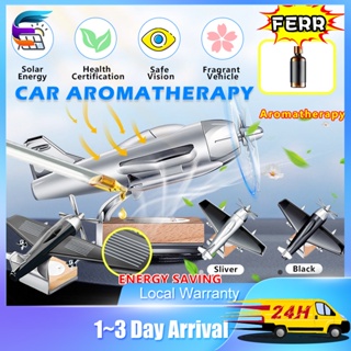 Car Dashboard Aircraft Decoration Solar Air Freshener Aromatherapy Diffuser