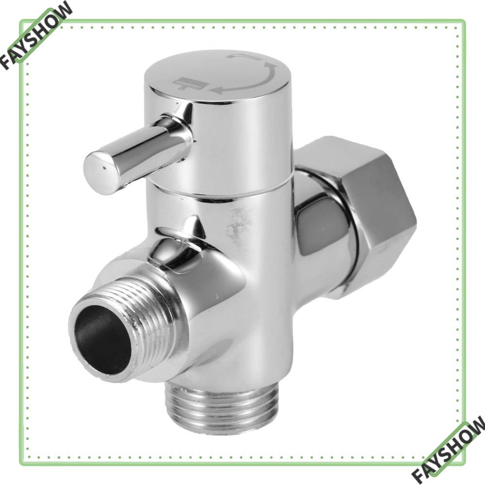 FAYSHOW 3 Way Diverter Valve, Silver 3 Inch Diverter Valve Shower