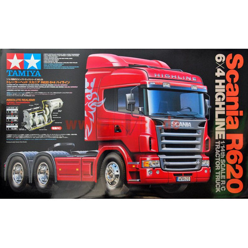 Tamiya 56323 1/14 Scania R620 6x4 Highline Tractor Truck Kit | Shopee - View #4