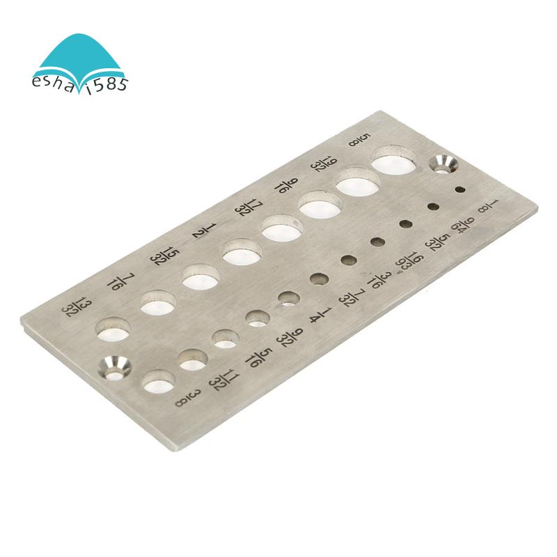 Steel Dowel Plate Maker, Wood Dowel Rod Maker 19 Holes Available for