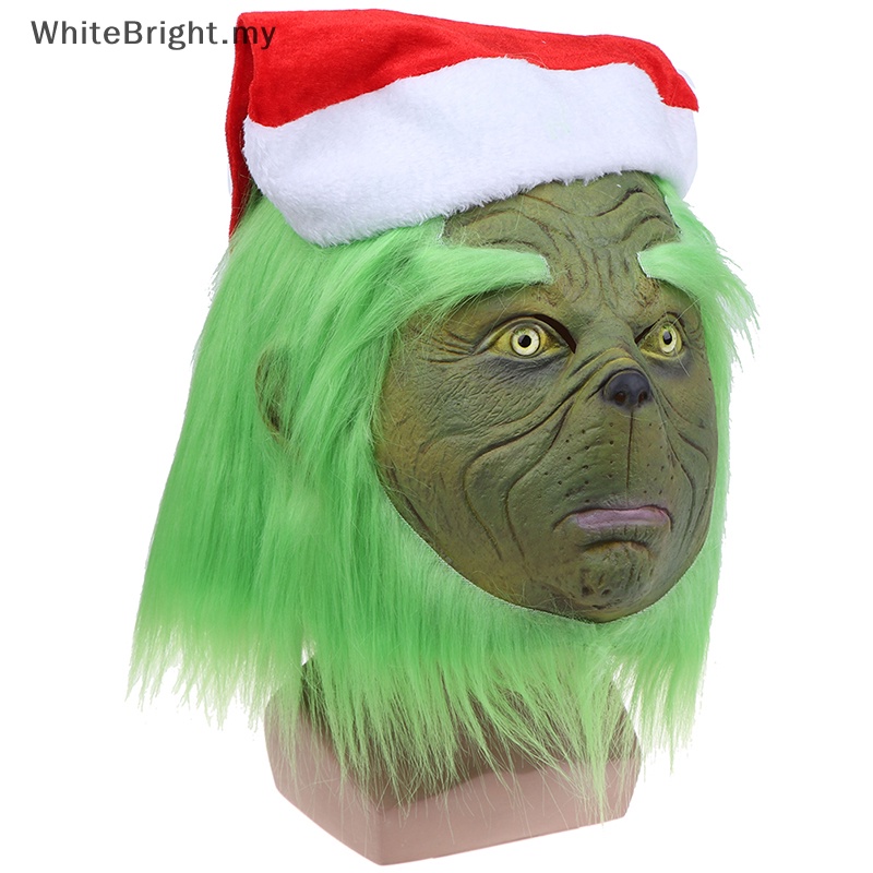 ## 2023 Christmas Decor ## The Grinch Cosplay Mask Glove Costume ...