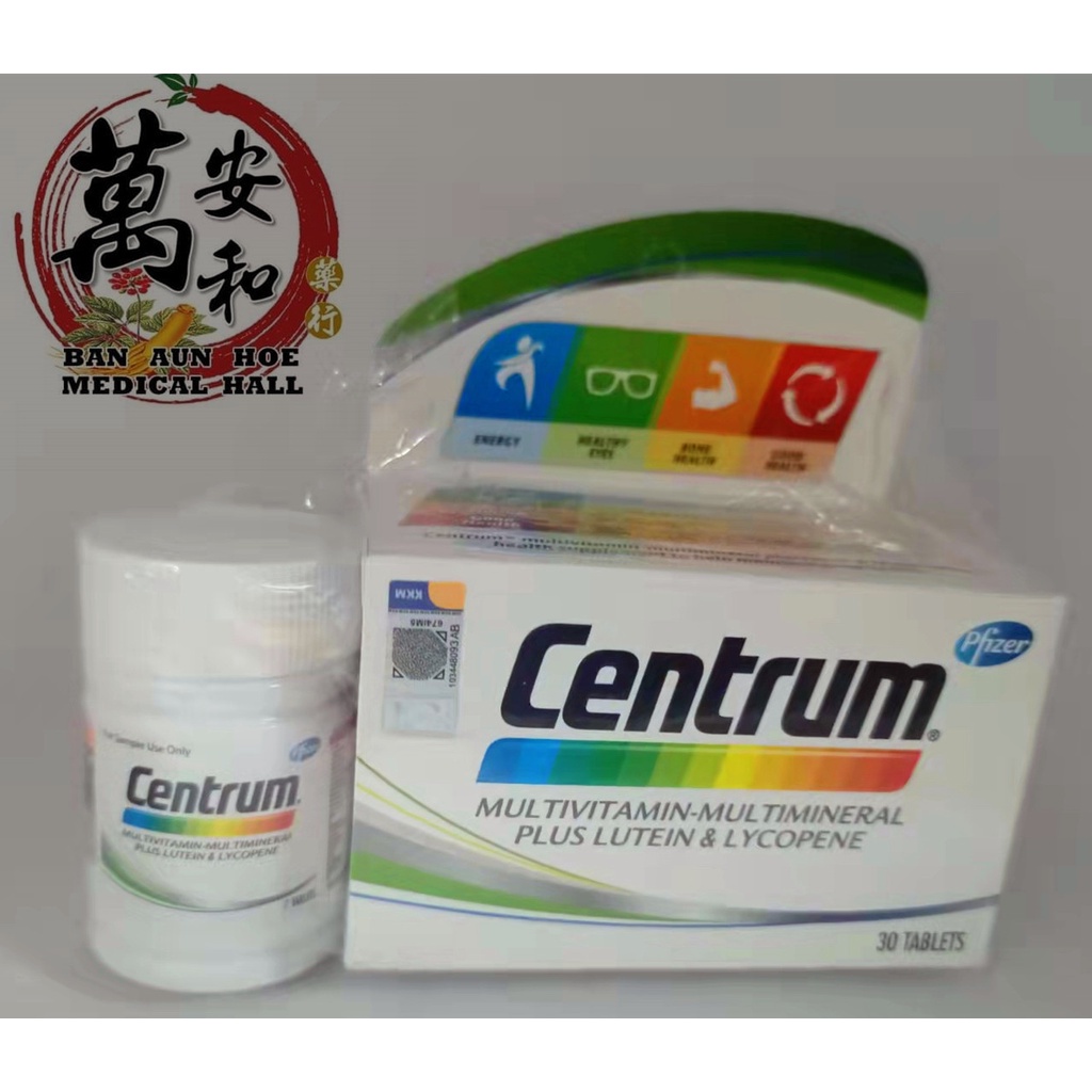 Centrum Multivitamin-Multimineral Plus Lutein Healthy Eyes & Lyc ...
