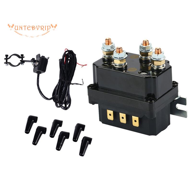 12V 250A Winch Relay Protective Case Solenoid Replacement Contactor for