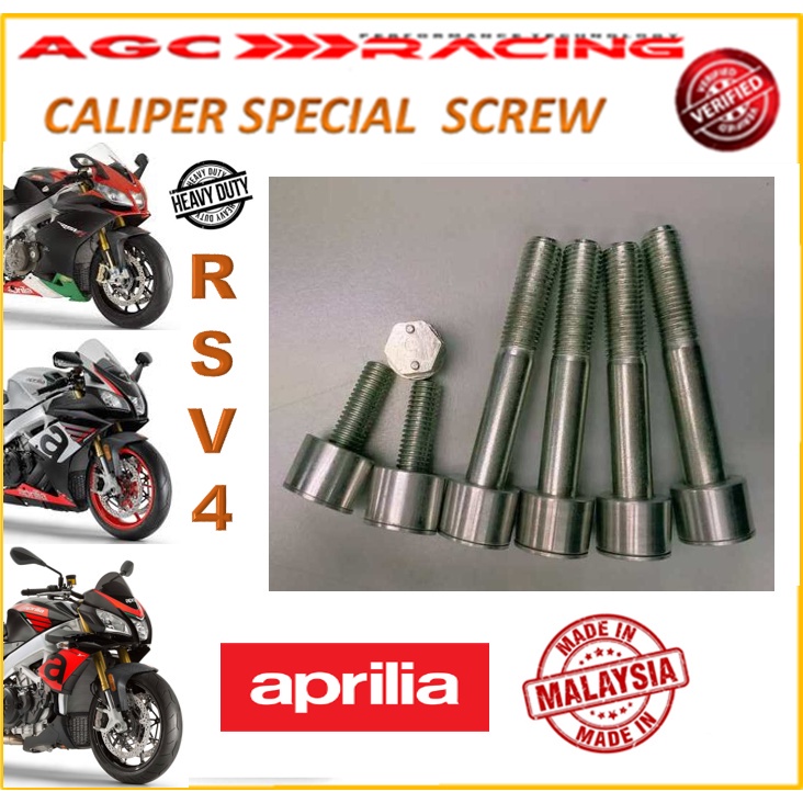 CALIPER SPECIAL SCREW APRILIA RSV4 100 1100 (HIGH QUALITY) | Shopee ...