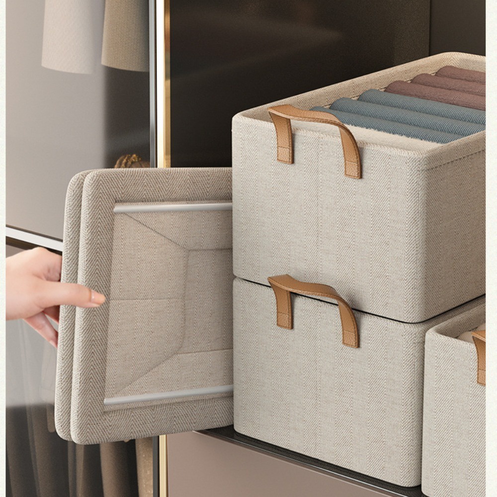 Foldable Storage Box Household Wardrobe Divider Storage Box Clothes