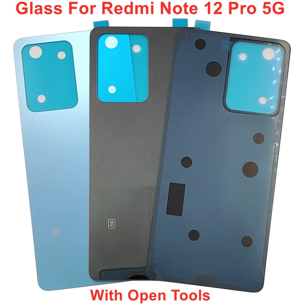 For Xiaomi Redmi Note 12 Pro 5G Shockproof TPU+PC+Tempered Glass