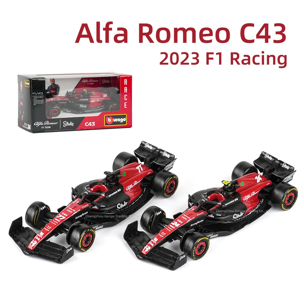 Miniature Alfa Romeo Sauber C43 F1 Burago 1/43 - Occasion En état Neuf Rouge