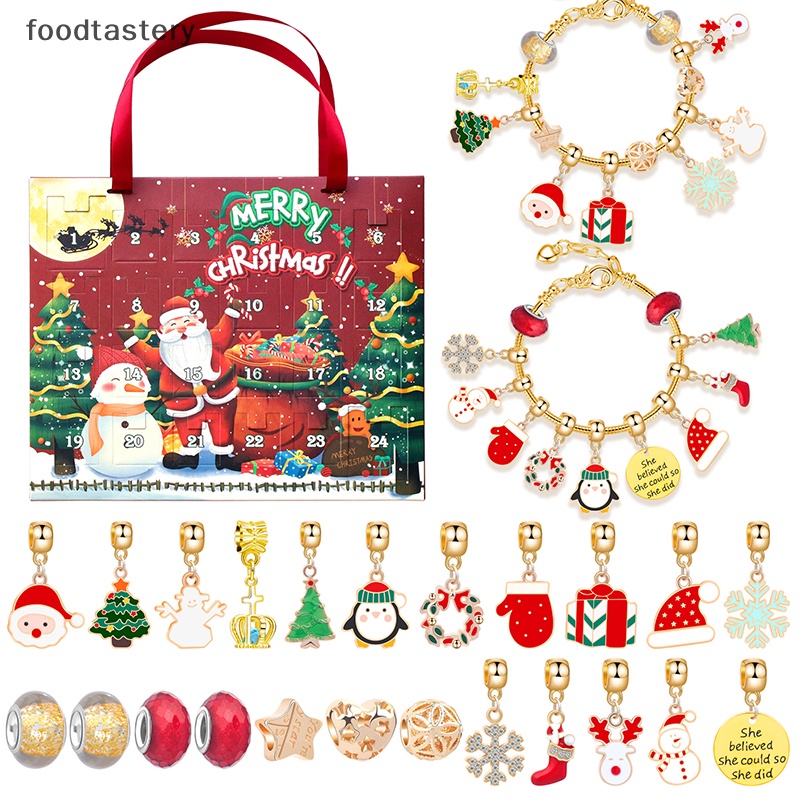 FTY Countdown Calendar Jewelry Christmas Theme Advent Calendar Jewelry