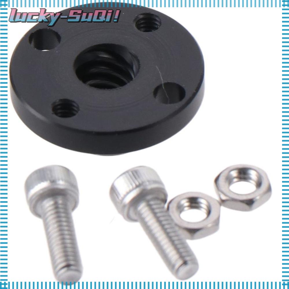 LUCKYSUQI 2pcs Trapezoid Motor Screw nut, Z Axis T8 Lead Screw POM Nut