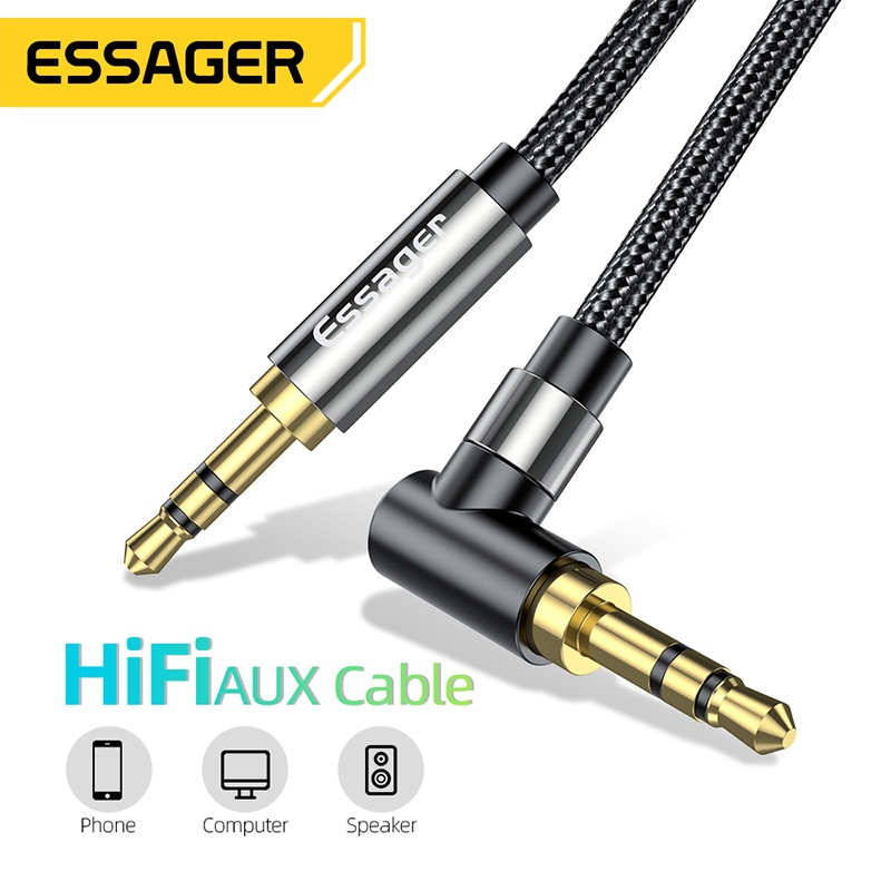 Essager AUX Cable 3.5mm Jack Audio Cable For Speaker Wire Headphone Car ...