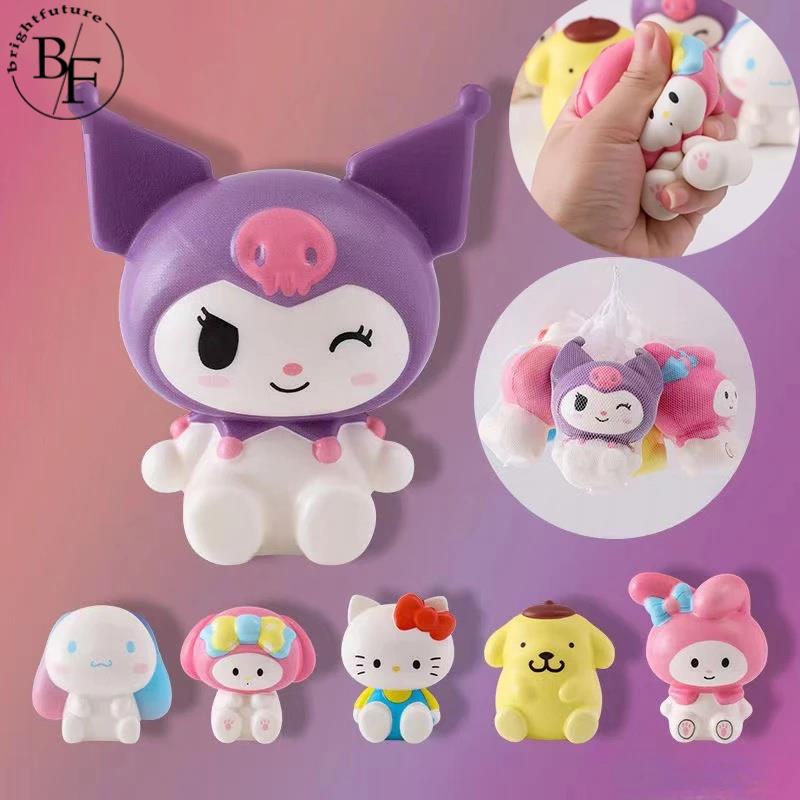 Sanrio Kuromi Pinchable Doll Toy Melody Cinnamoroll Decompress And Vent Slow Rebound Anime