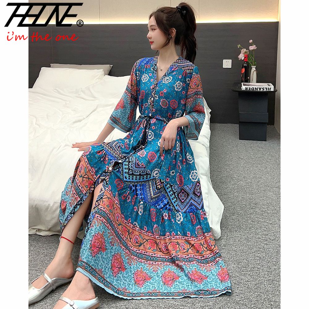 floral chiffon luxury dress Shylah Luxe Chiffon Floral Print Dress
