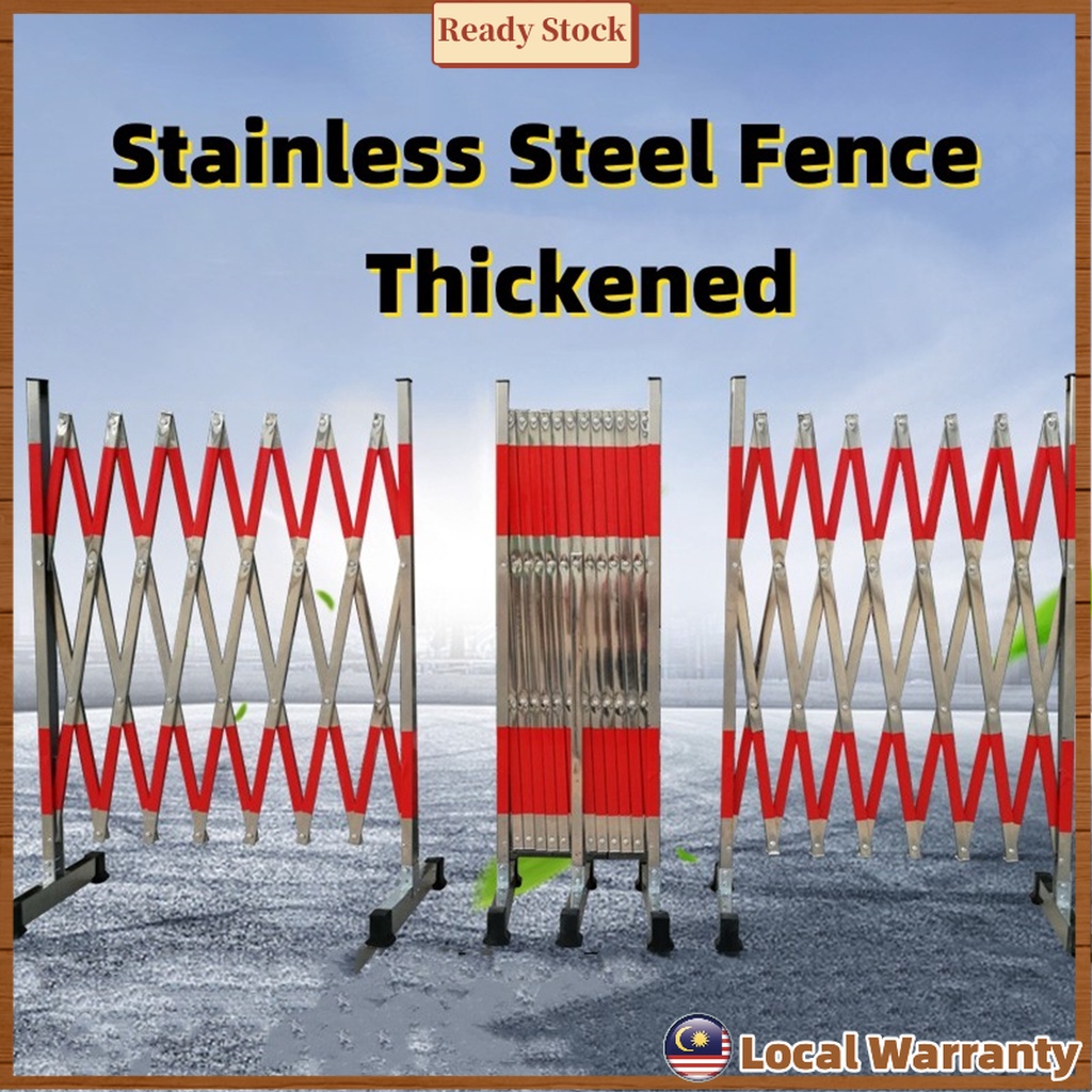 Expandable Barrier, Stainless Steel Foldable Safety Fence Barrier