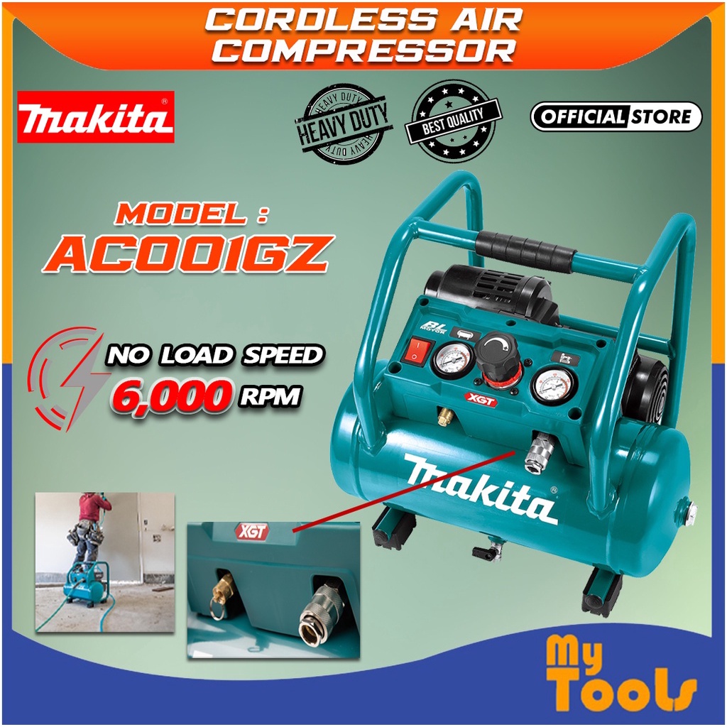 Mytools AC001GZ Makita Cordless Air Compressor Brushless Cordless Air