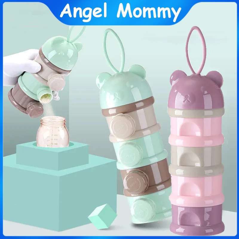 Babyhug Portable Milk Powder Container -Mint main image 1