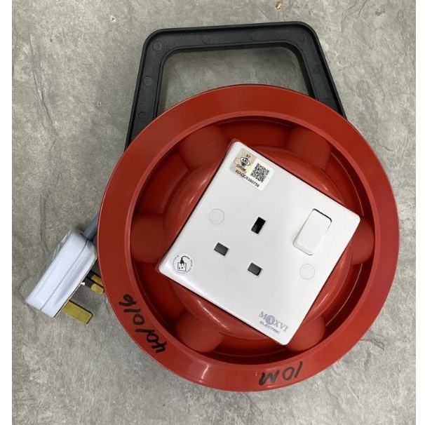 5M 7M 10M Copper Extension Box Cable Reel Portable Trailing Extention ...