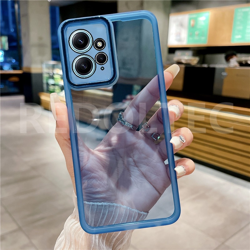 For Redmi Note 12 4G / Note 12 Pro 4G Phone Case Pure Color Thin ...