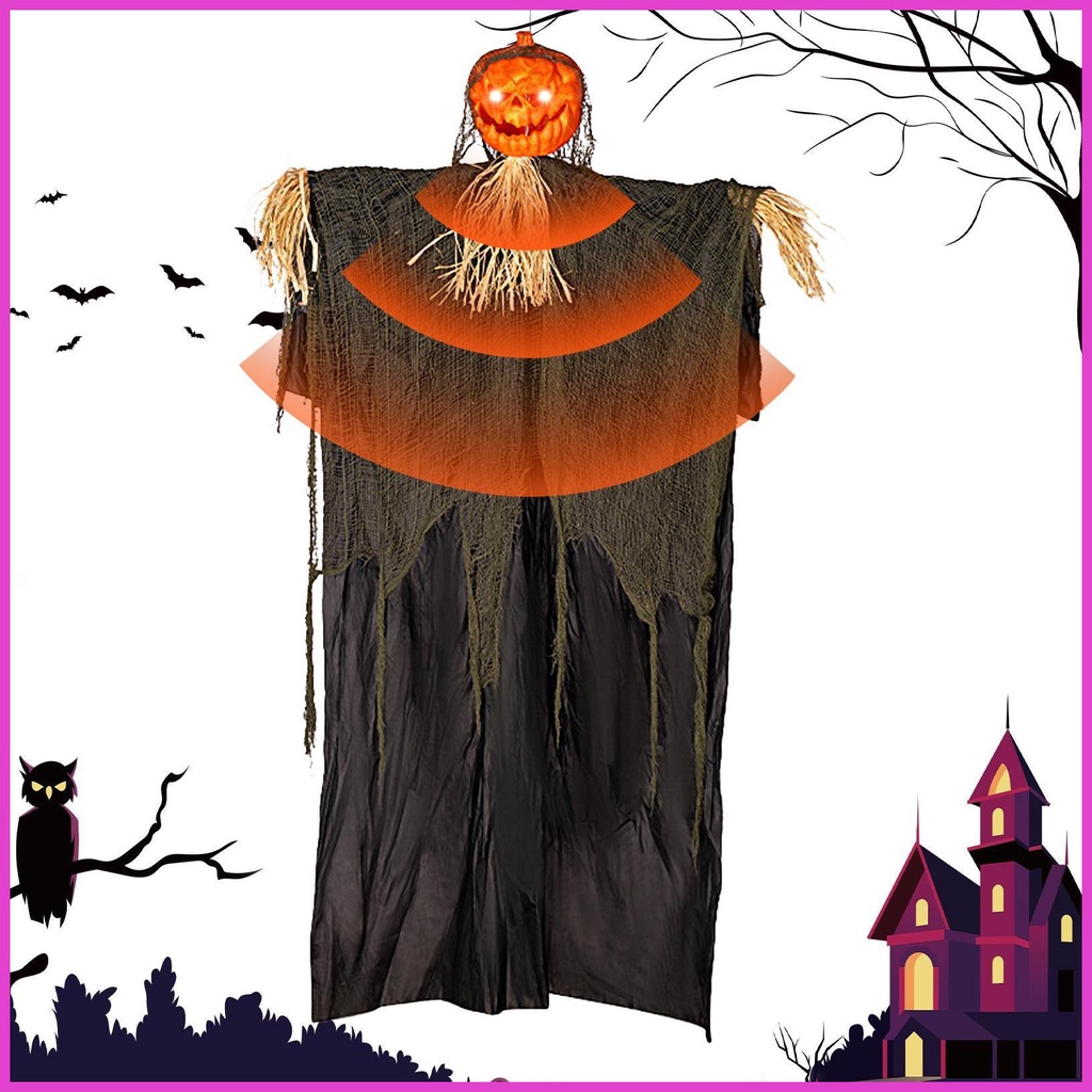 Halloween Hangings Ghost Motion Activated Halloween Decorations with