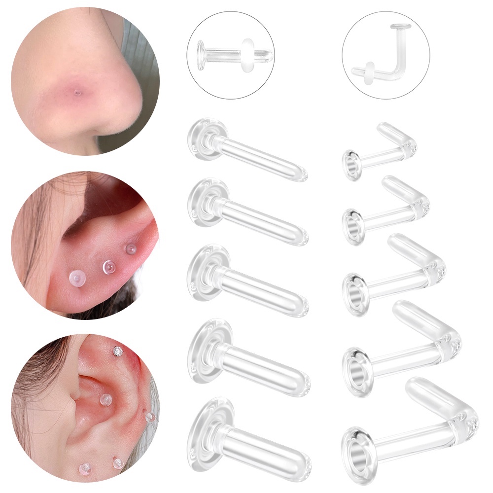 Unnoticeable hot sale nose stud