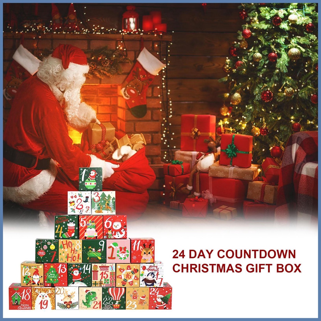 DIY Christmas Advent Calendar 24 Days Christmas Advent Calendar Box