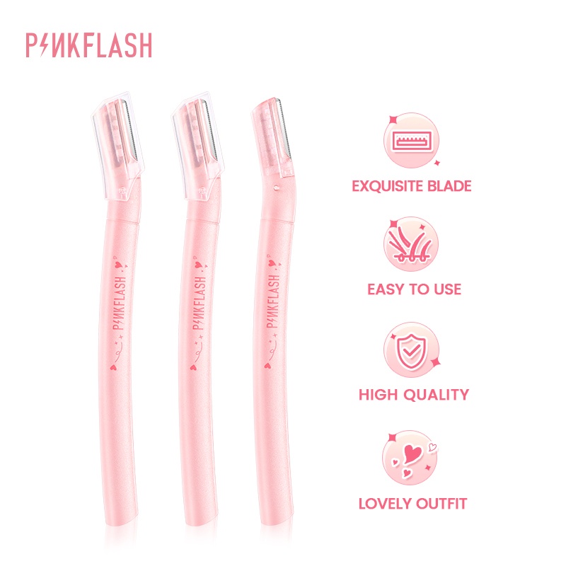 PINKFLASH Eyebrow Razor Portable Safety Cute Trimmer Blade | Shopee ...