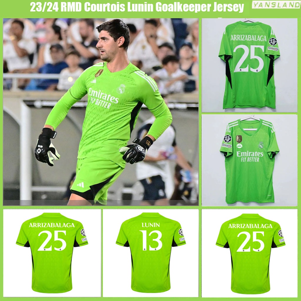 Goalkeeper Jersey Rayados 2021 Portero Courtois Jersey Real Madrid