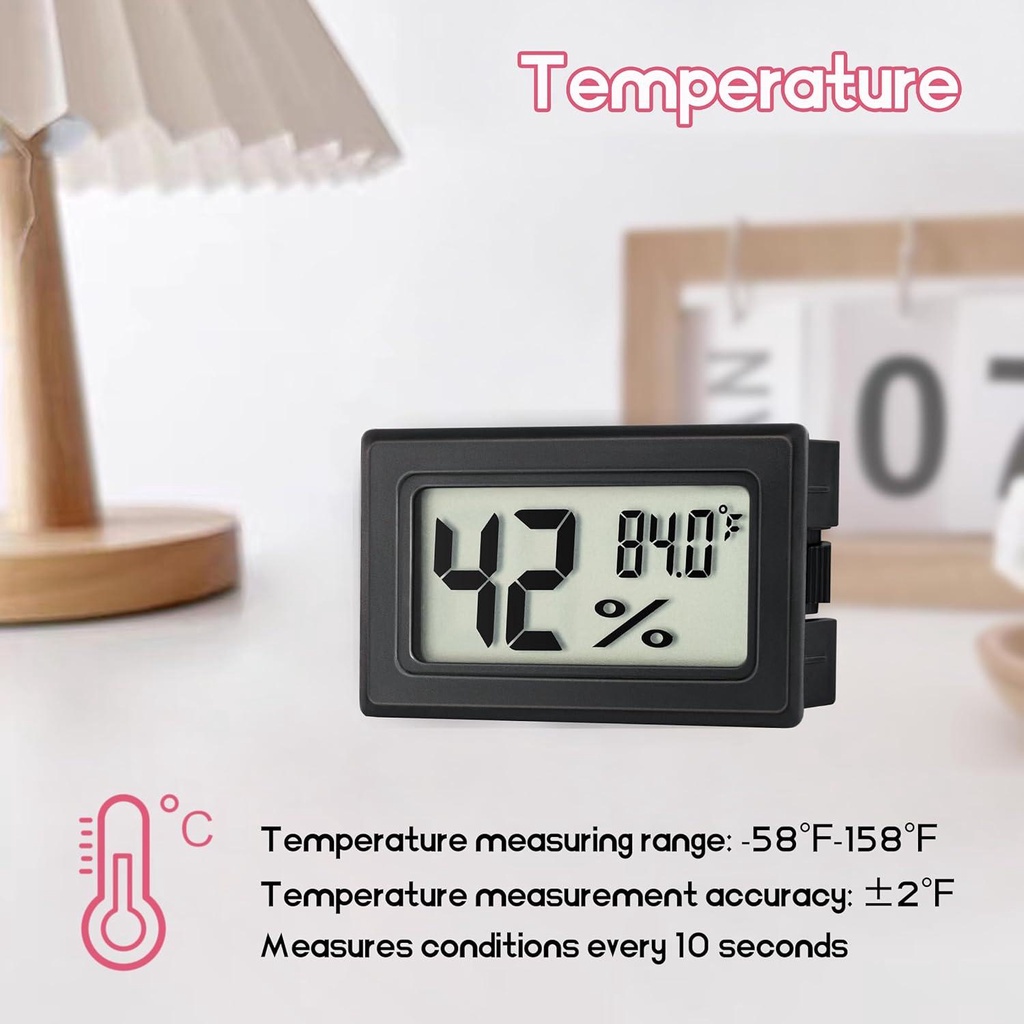Indoor Hygrometer Thermometers Humidity Meters Gauge Mini Digital